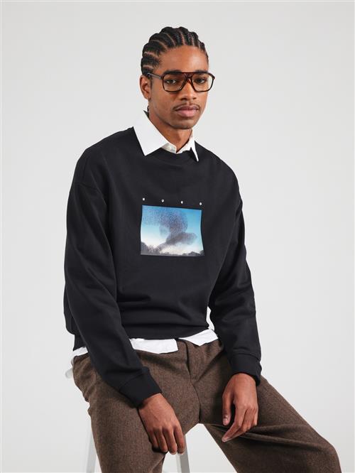 HUGO Sweatshirt 'Dorizonto'  ecru / opal / sort / hvid