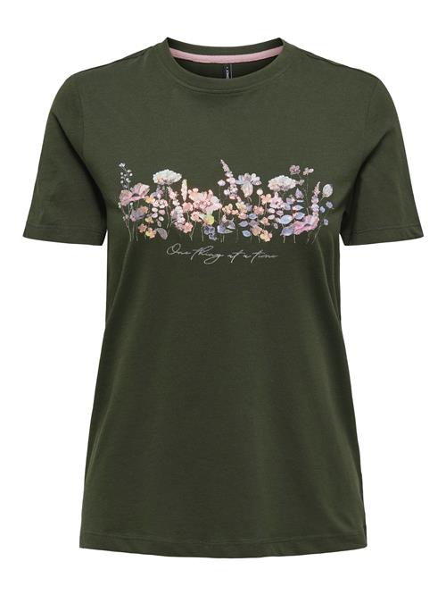 ONLY Shirts  opal / mørkegrøn / lyserød