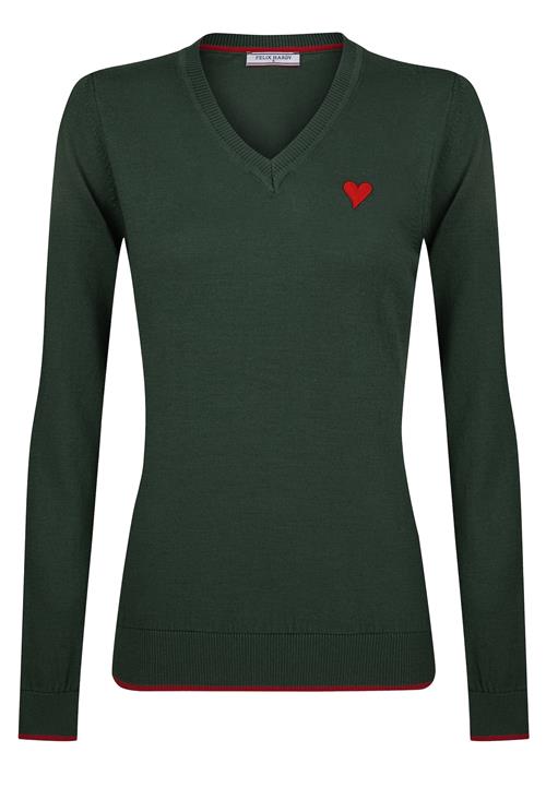 Felix Hardy Pullover  grøn / rød