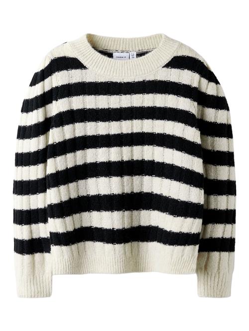 NAME IT Pullover  sort / hvid