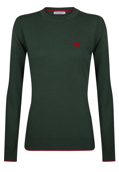 Felix Hardy Pullover  gran / rød