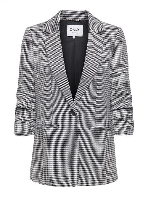 ONLY Blazer 'ONLLETTIE'  mørkeblå / sort / hvid