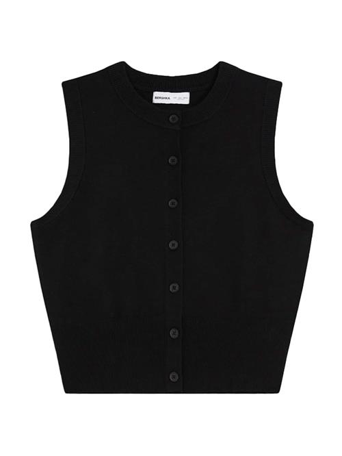 Bershka Strikvest  sort