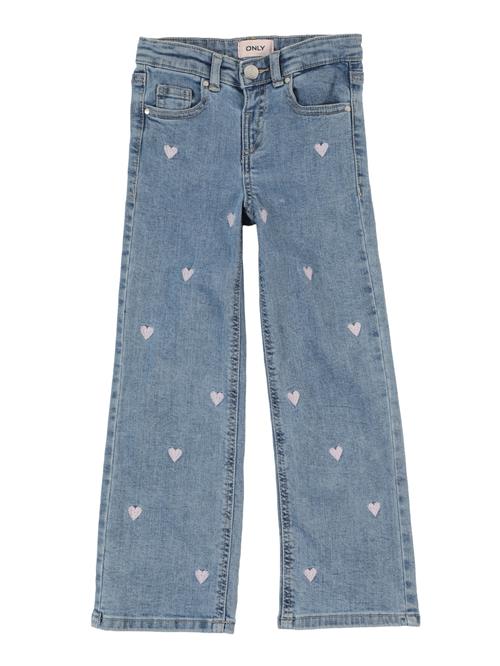 ONLY GIRLS Jeans 'KMGJUICY'  blå / hvid
