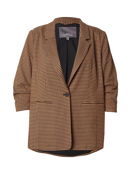 ONLY Carmakoma Blazer 'CARLETTIE'  lysebrun / mørkebrun / sort