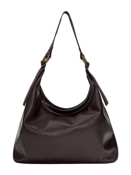 Pull&Bear Skuldertaske  mørkebrun