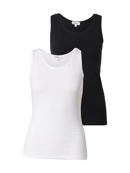 s.Oliver Overdel  sort / hvid