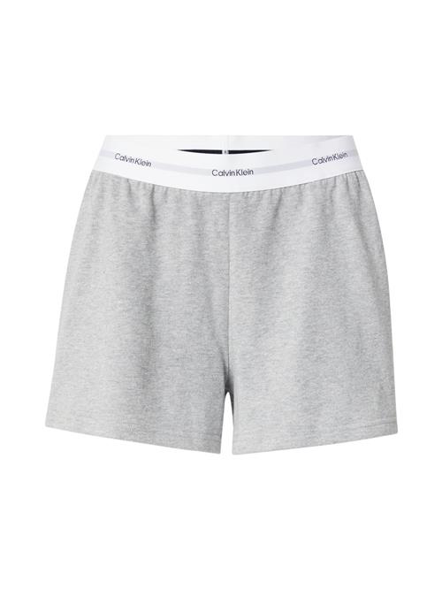 Calvin Klein Underwear Pyjamasbukser  grå / hvid
