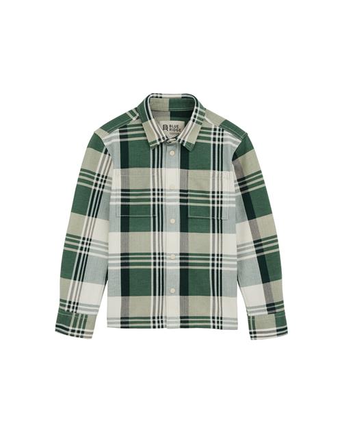 WE Fashion Skjorte  gran / lysegrøn