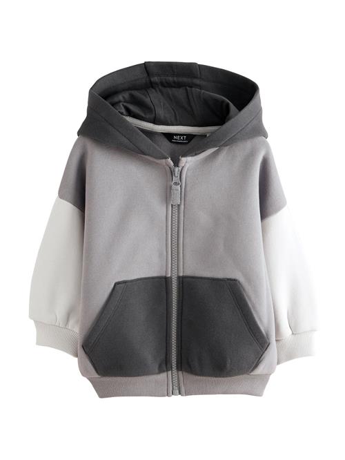 Next Sweatjakke  grå / antracit / offwhite