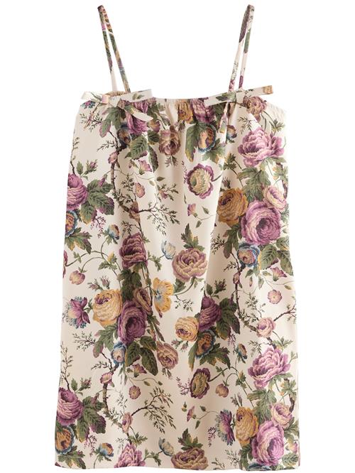 LAURA ASHLEY Natskjorte 'Uffington'  champagne / grøn / lavendel / sort