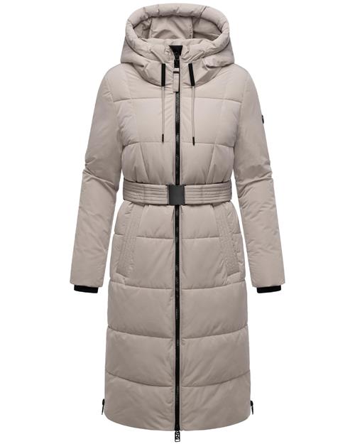 NAVAHOO Vinterfrakke 'Herbstnebel 14'  lysegrå