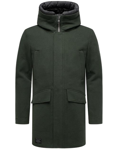 STONE HARBOUR Vinterfrakke 'Fenroos'  mørkegrøn