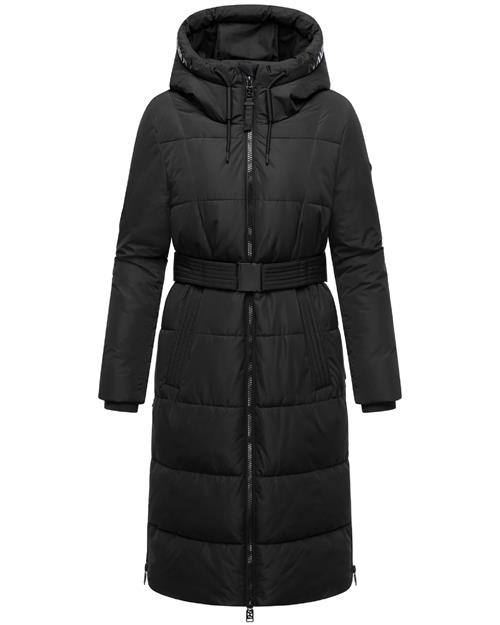 NAVAHOO Vinterfrakke 'Herbstnebel 14'  sort