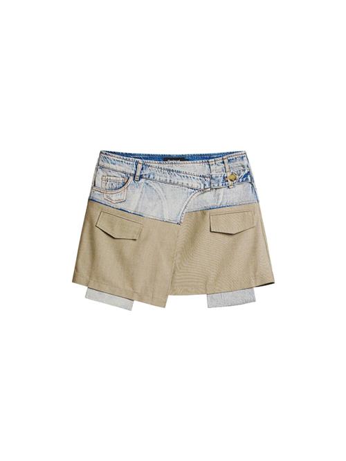 Desigual Nederdel  blå / oliven