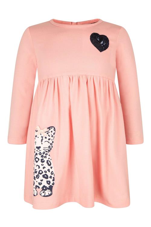 happy girls Kjole  lyserød / sort / hvid