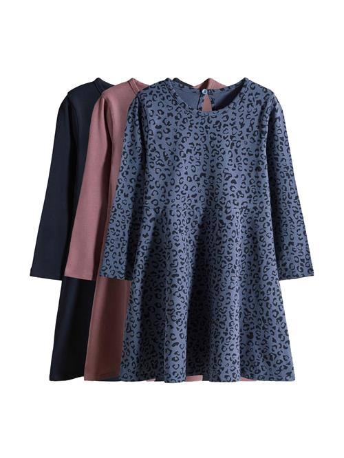 The Set Kjole  blå / gammelrosa / sort