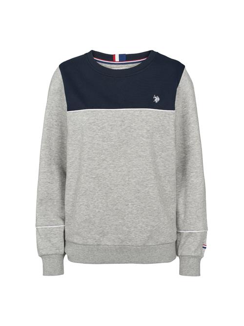 U.S. POLO ASSN. Pullover 'Klara'  grå-meleret / sort