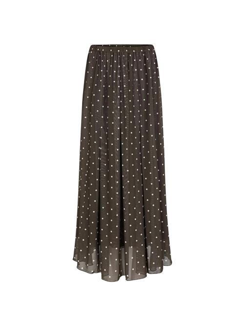 Soft Rebels Nederdel 'Roselyn'  mørkebrun / hvid