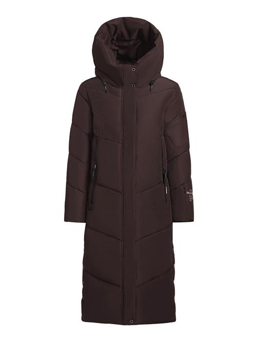 khujo Vinterfrakke 'Pulset'  aubergine