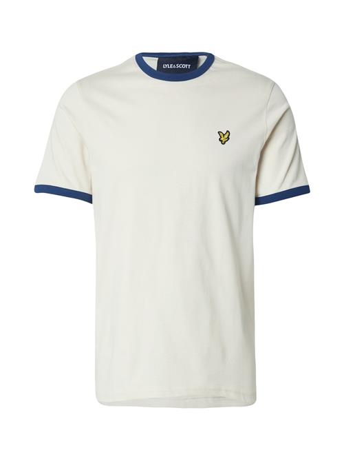 Lyle & Scott Bluser & t-shirts 'Ringer'  blå / hvid