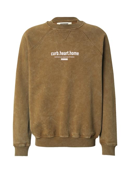 Woodbird Sweatshirt 'Zhang'  umbra / hvid