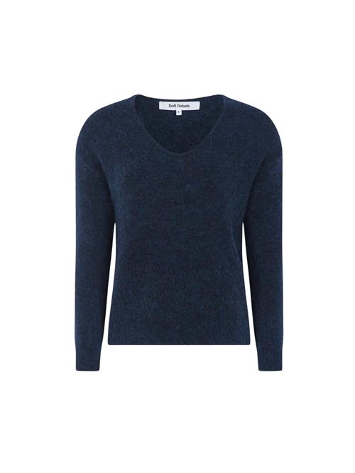 Soft Rebels Pullover 'Allison'  natblå