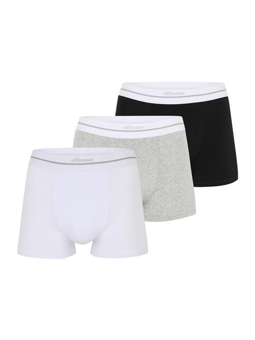 ELLESSE Boksershorts 'Ambria'  grå / sort / hvid