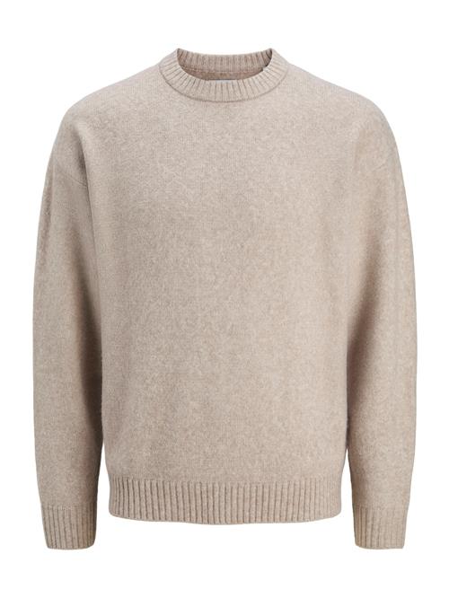 JACK & JONES Pullover 'JJESoho Ollie'  beige-meleret