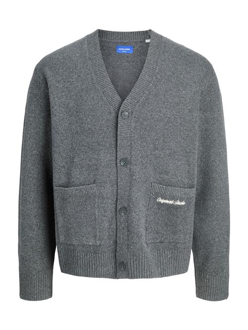 JACK & JONES Cardigan 'JORNorrebro'  mørkegrå