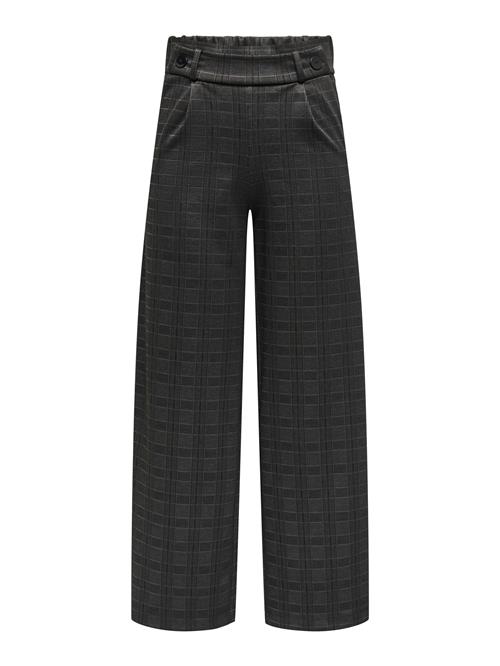 JDY Bukser med lægfolder 'JDYGEGGO MIA'  antracit / lysegrå / mørkegrå