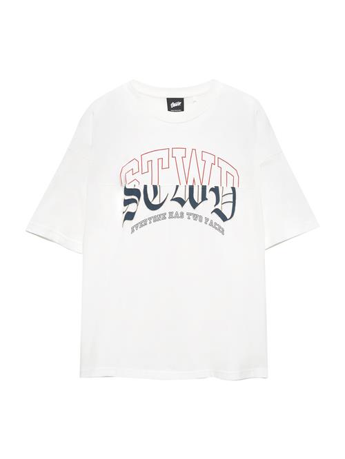 Pull&Bear Bluser & t-shirts  navy / lyseorange / hvid