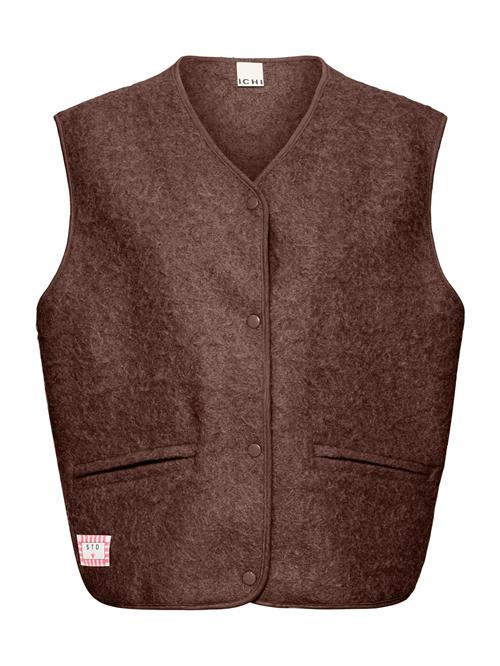 ICHI Vest 'IHXEMBER'  mørkebrun