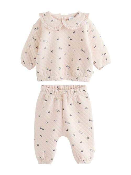 Next Sæt  ecru / grøn / violetblå