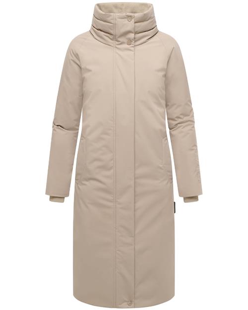 NAVAHOO Vinterfrakke 'Traumblüte 14'  taupe