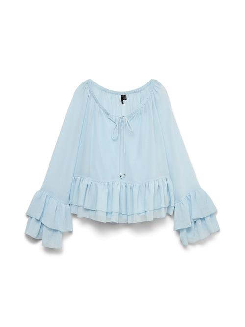 VERO MODA Bluse 'VMCamillle'  himmelblå