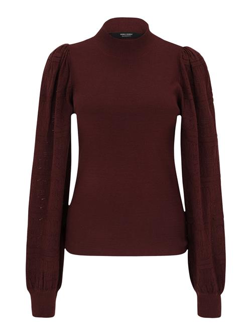 Vero Moda Maternity Pullover 'VMMNEWLIMONE'  burgunder