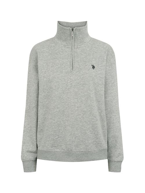 U.S. POLO ASSN. Pullover 'Katie'  grå-meleret / sort