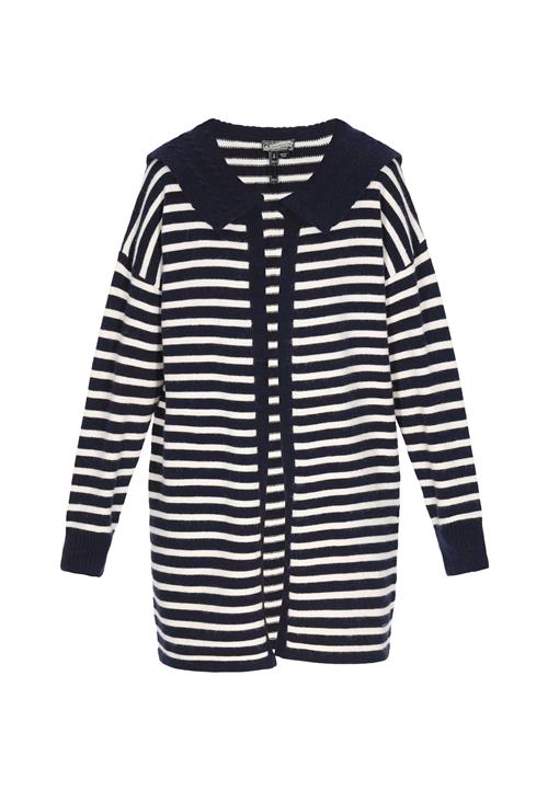 DreiMaster Vintage Cardigan  navy / hvid