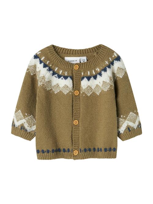 NAME IT Cardigan 'MOLAN'  navy / khaki / hvid