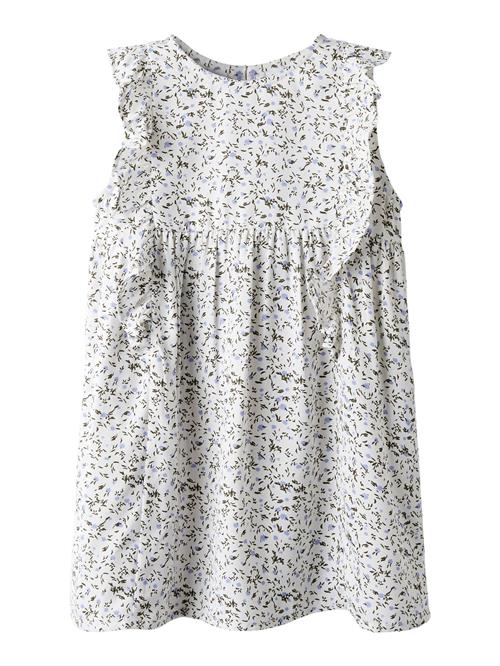 NAME IT Kjole  blandingsfarvet / hvid