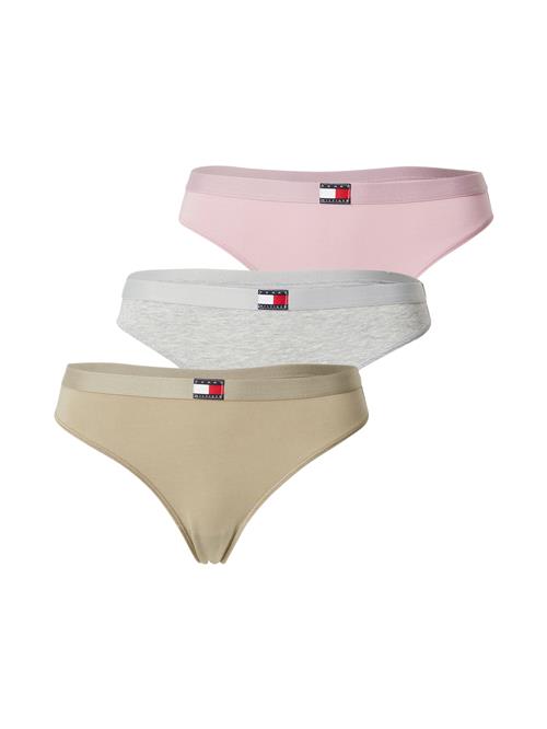 Tommy Hilfiger Underwear String 'Heritage'  grå-meleret / oliven / lys pink