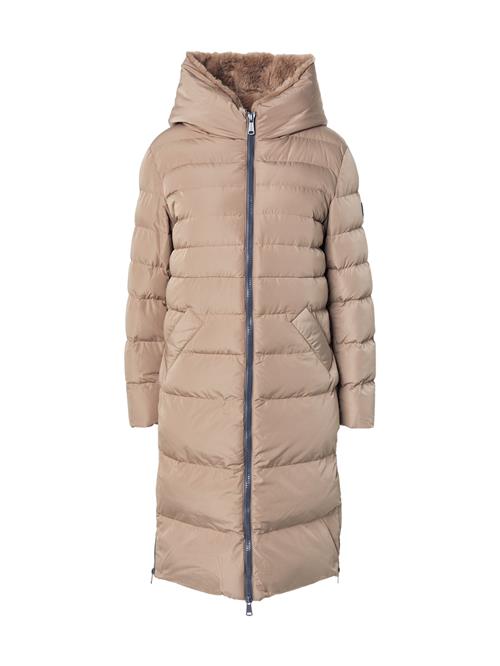 RINO & PELLE Vinterfrakke 'Keilafur'  cappuccino