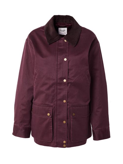 Abercrombie & Fitch Overgangsjakke  rubinrød