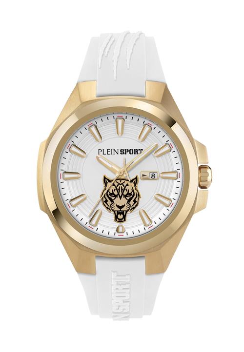 Plein Sport Analogt ur 'TIGERMASTER'  guld / hvid
