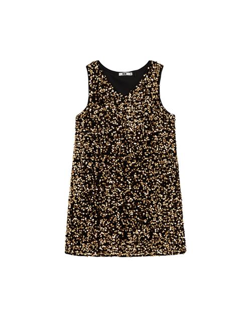 WE Fashion Kjole  guld / sort