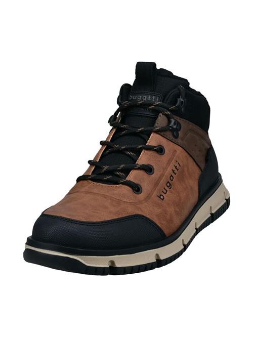 bugatti Snørestøvler 'AC250'  karamel / choko / sort