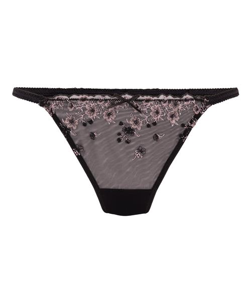 Hunkemöller String 'Chloe'  lyserød / sort