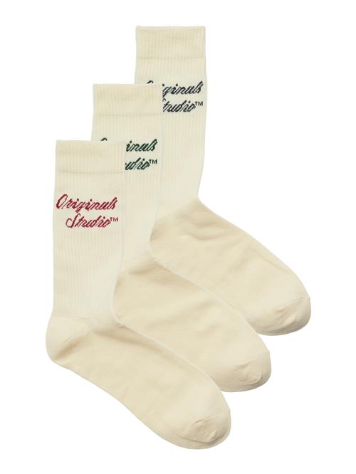 JACK & JONES Sokker 'JACNORREBRO'  gran / vinrød / sort / uldhvid