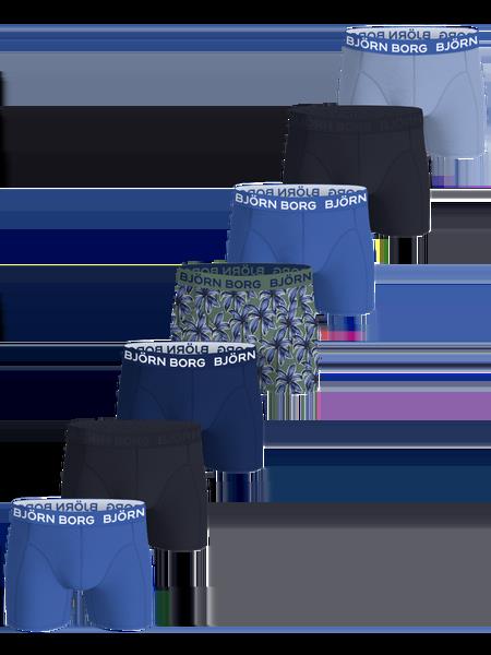 Björn Borg Cotton Stretch Boxers 7-pack Blå, L